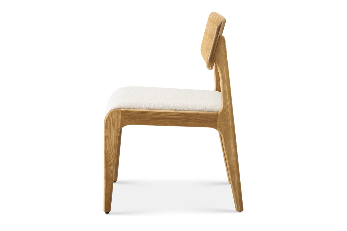 Japandi Oak Dining Chair, Set of 2 - Vincent – view 3