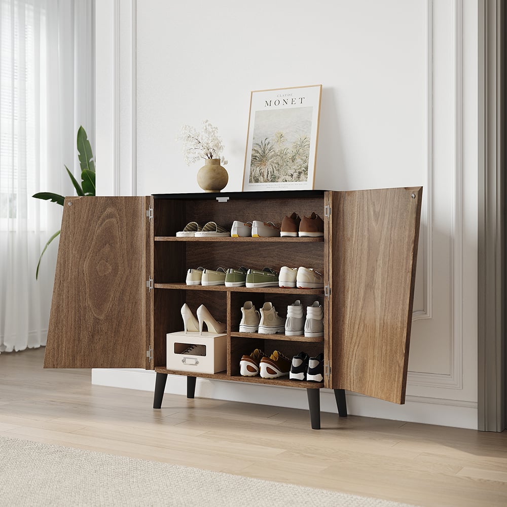 Japandi Entryway Shoe Storage Cabinet