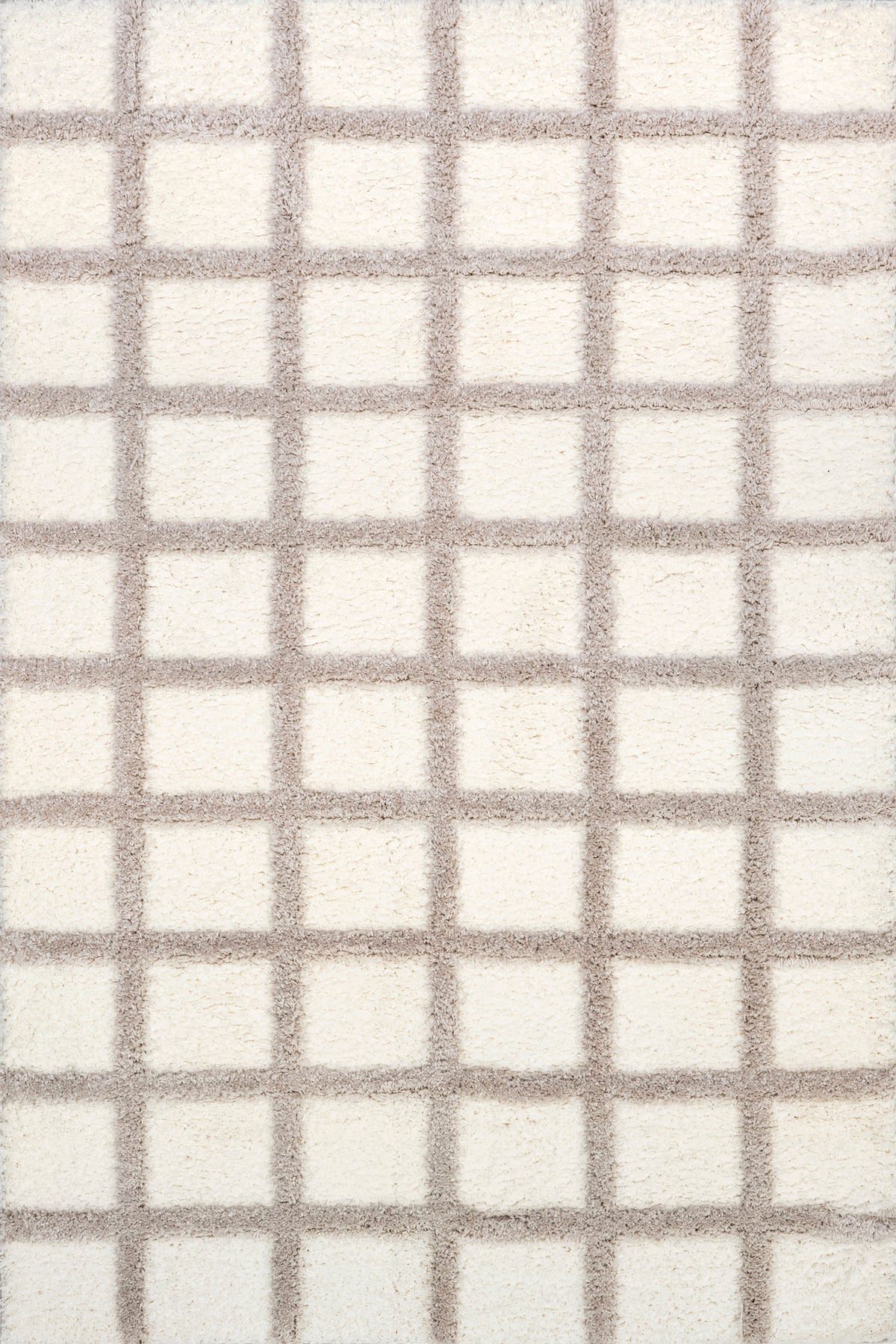 Japandi Checkered Texture Rug – view 4