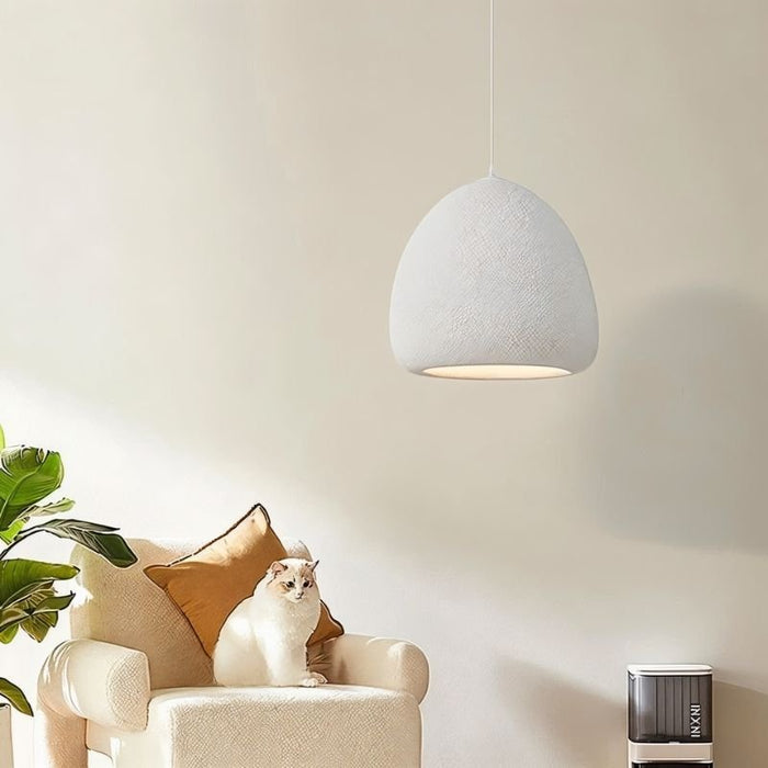 Japandi Brushed Brass Pendant Light – Alara