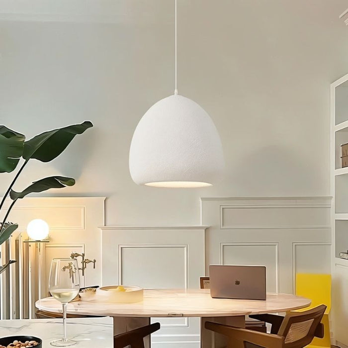 Japandi Brushed Brass Pendant Light – Alara