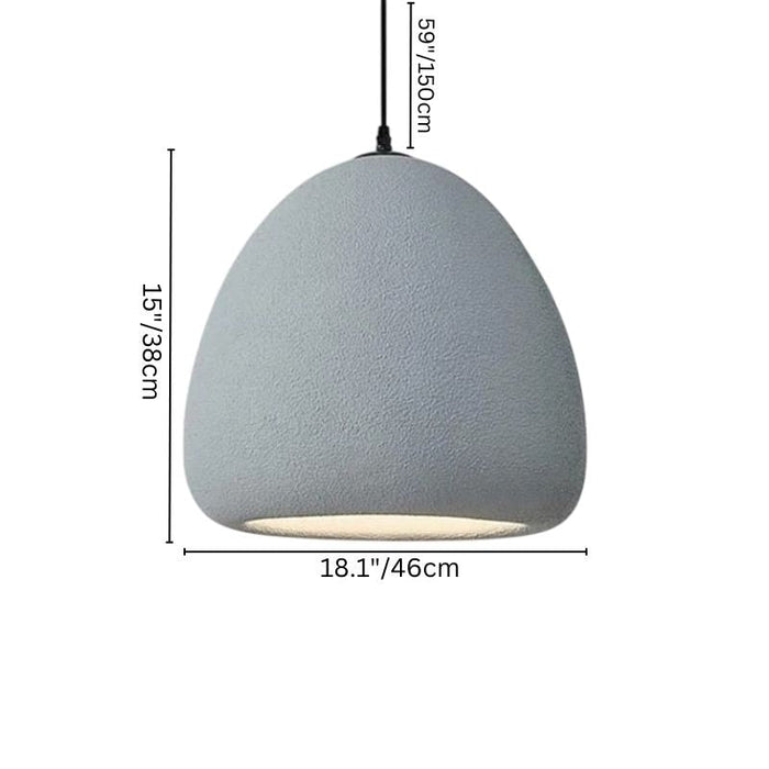 Japandi Brushed Brass Pendant Light – Alara