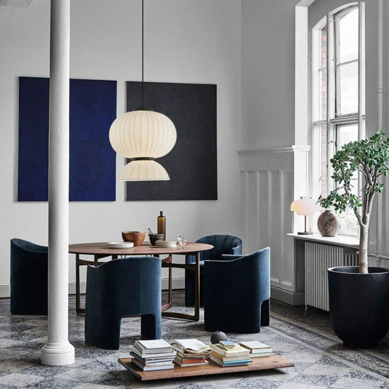 Japandi Ceramic Dome Pendant Light – Arga