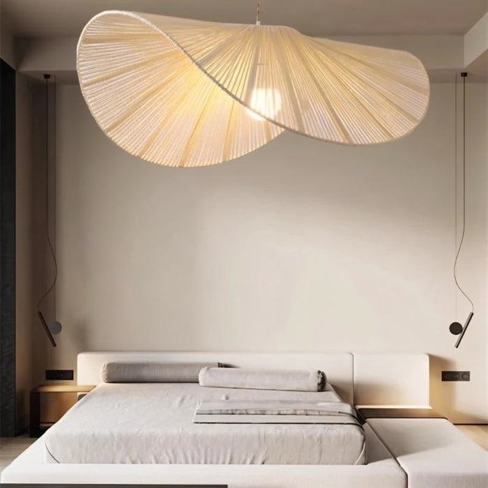 Japandi Curved Stone Pendant Light – Asalu
