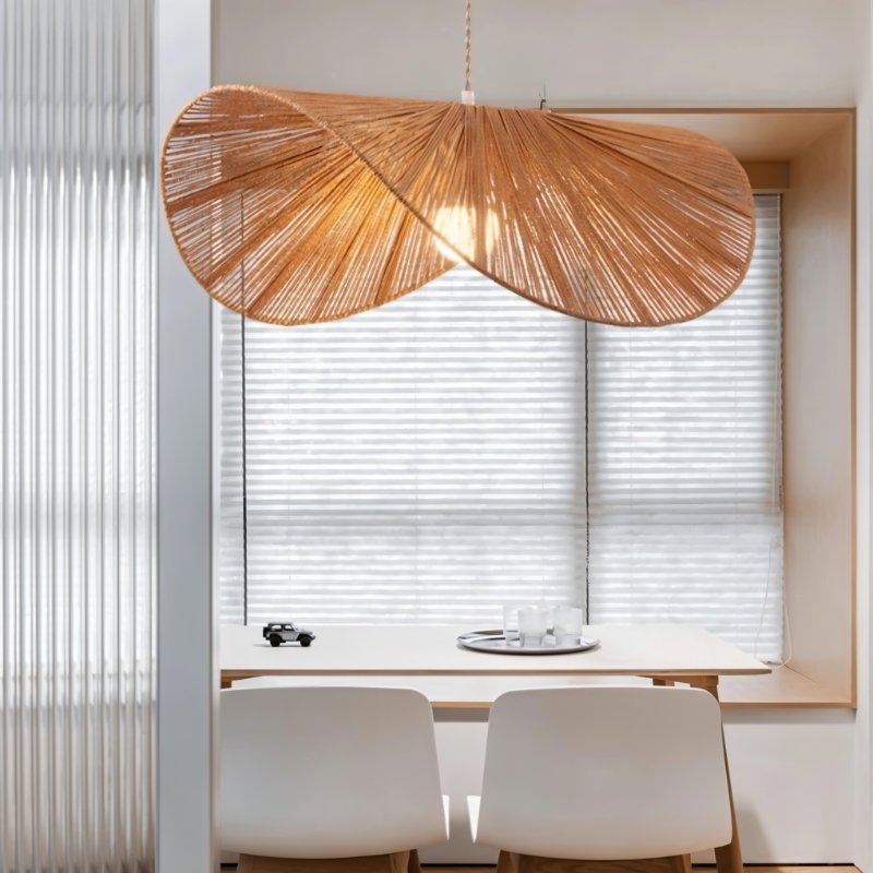 Japandi Curved Stone Pendant Light – Asalu