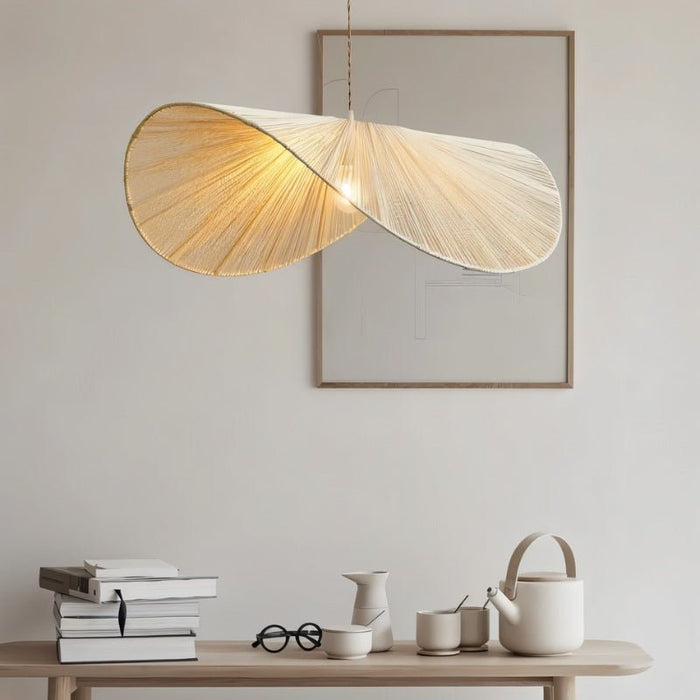 Japandi Curved Stone Pendant Light – Asalu