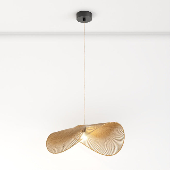 Japandi Curved Stone Pendant Light – Asalu
