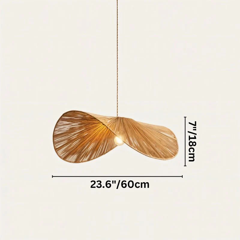 Japandi Curved Stone Pendant Light – Asalu