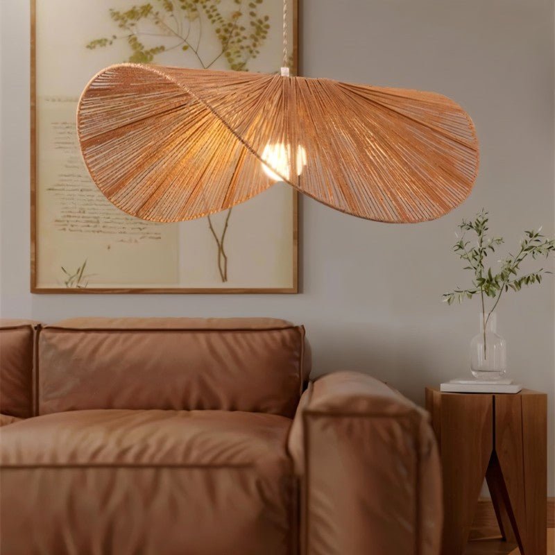 Japandi Curved Stone Pendant Light – Asalu