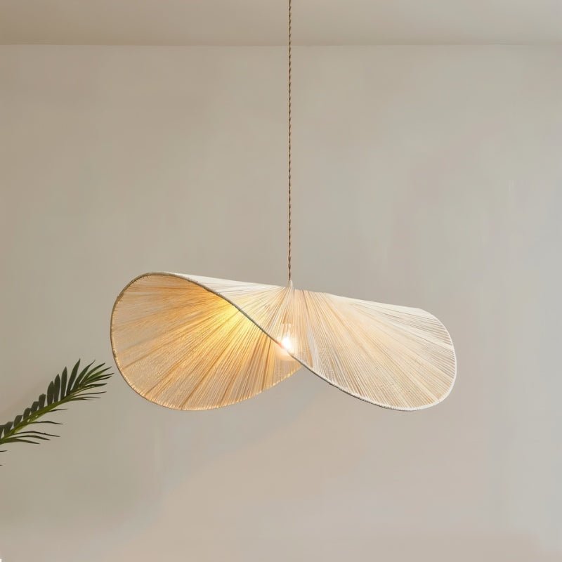 Japandi Curved Stone Pendant Light – Asalu