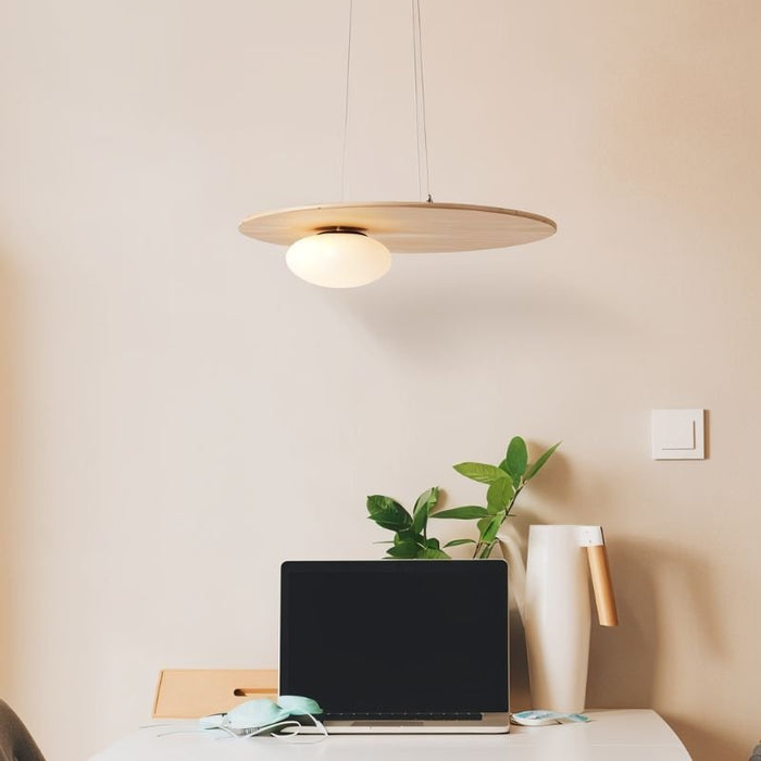 Japandi Organic Dome Pendant Light – Auma