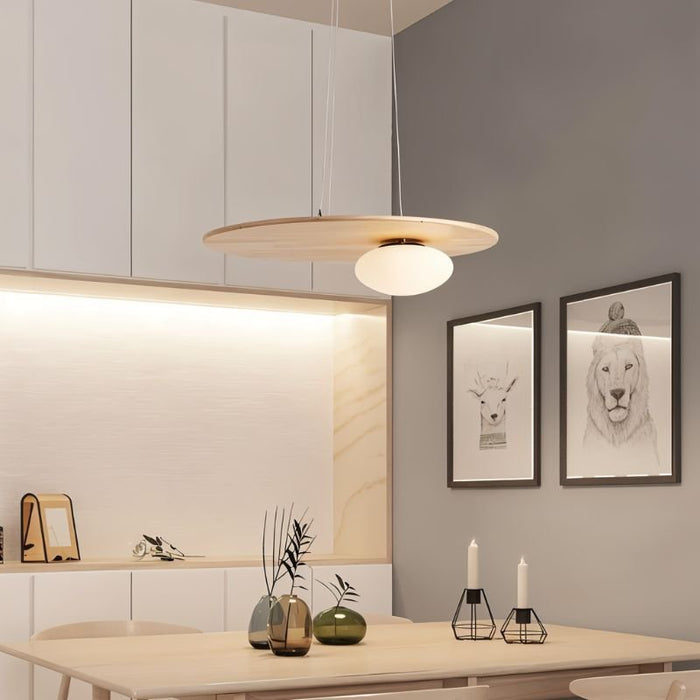 Japandi Organic Dome Pendant Light – Auma