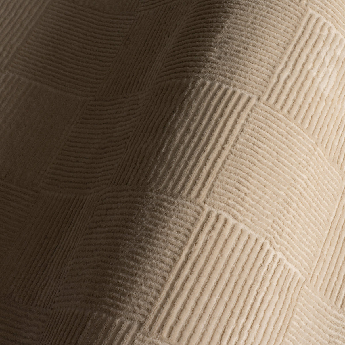 Japandi Washable Ribbed Checkered Rug - Minra – view 3