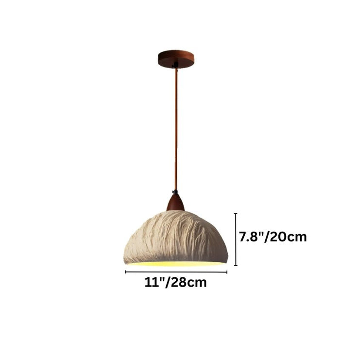 Japandi Fluted Ceramic Pendant Light – Belmo