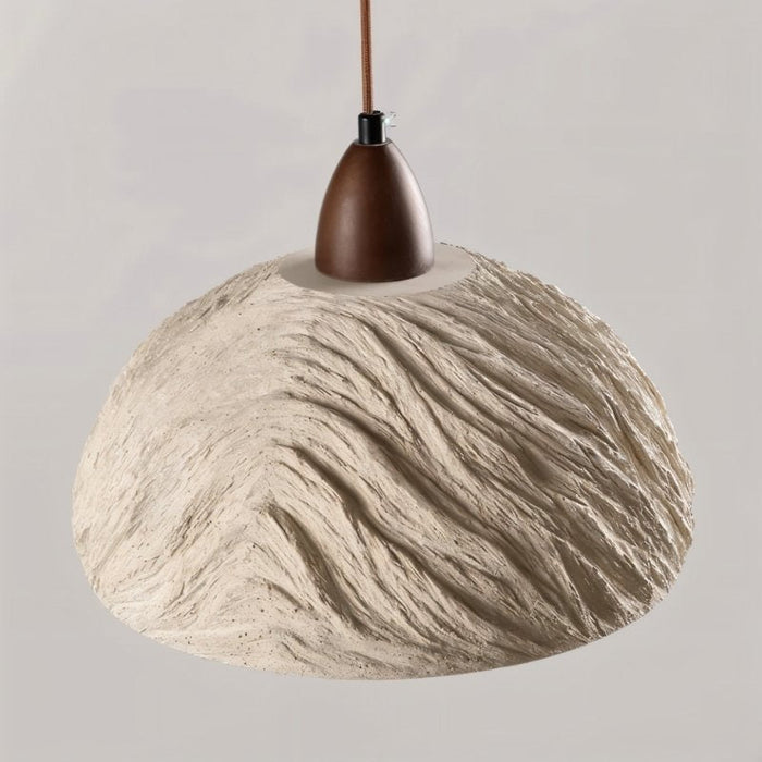 Japandi Fluted Ceramic Pendant Light – Belmo