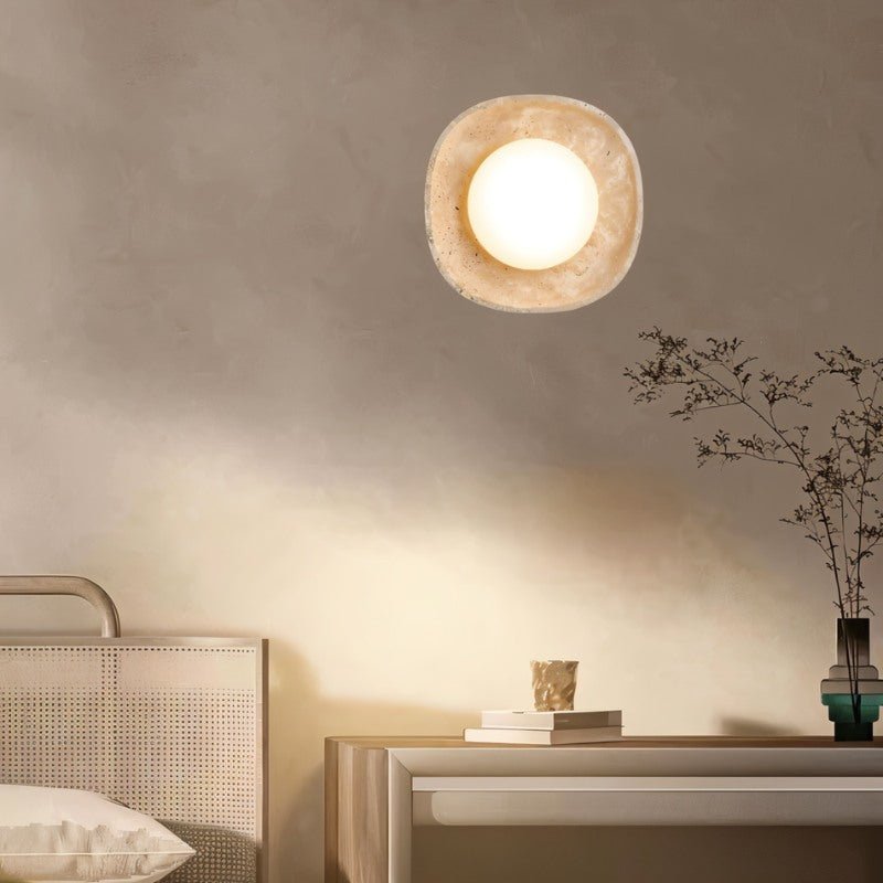 Japandi Petite Wall Lamp With Rounded Shade – Blipi