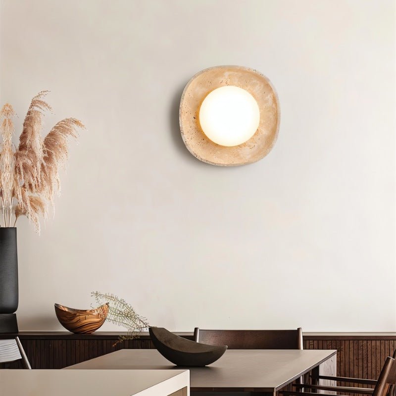 Japandi Petite Wall Lamp With Rounded Shade – Blipi