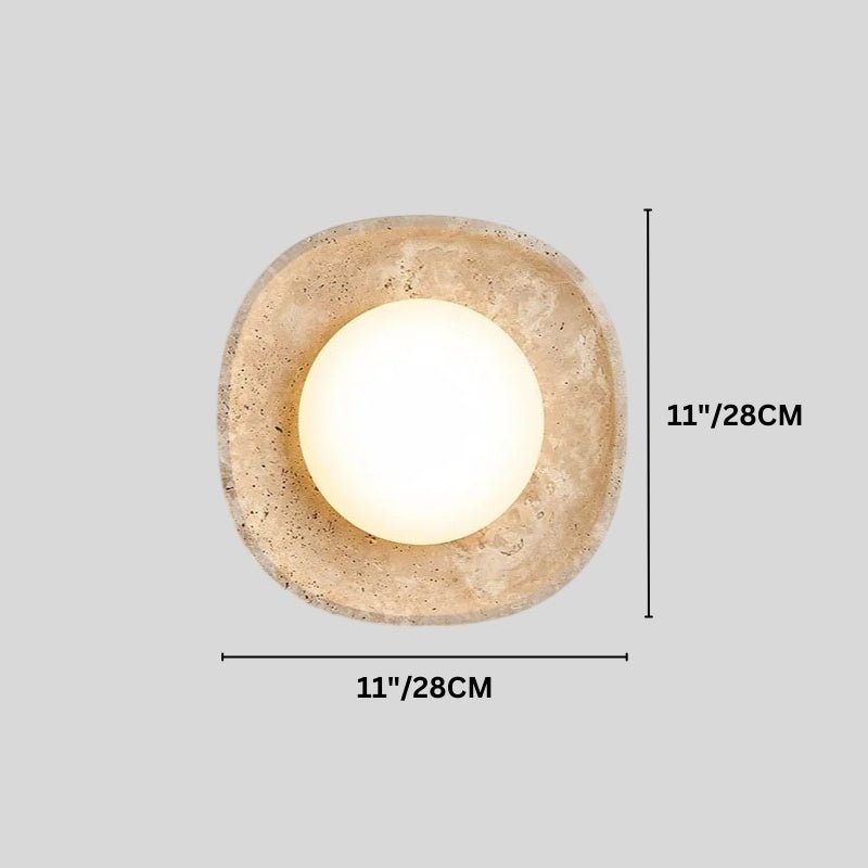 Japandi Petite Wall Lamp With Rounded Shade – Blipi