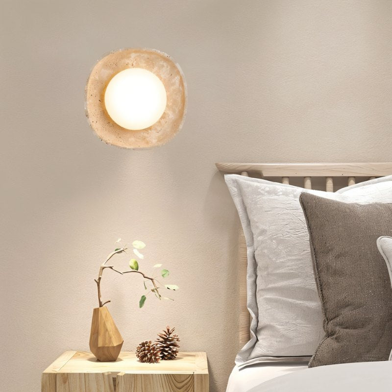 Japandi Petite Wall Lamp With Rounded Shade – Blipi