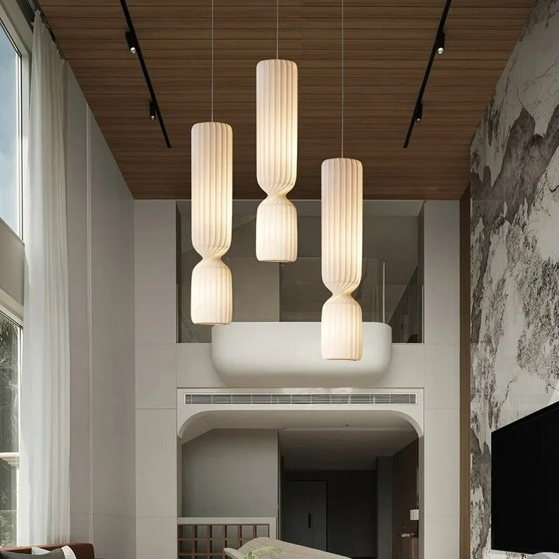 Japandi Wooden Dome Pendant Light – Brika