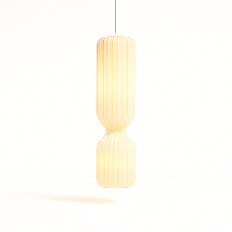 Japandi Wooden Dome Pendant Light – Brika