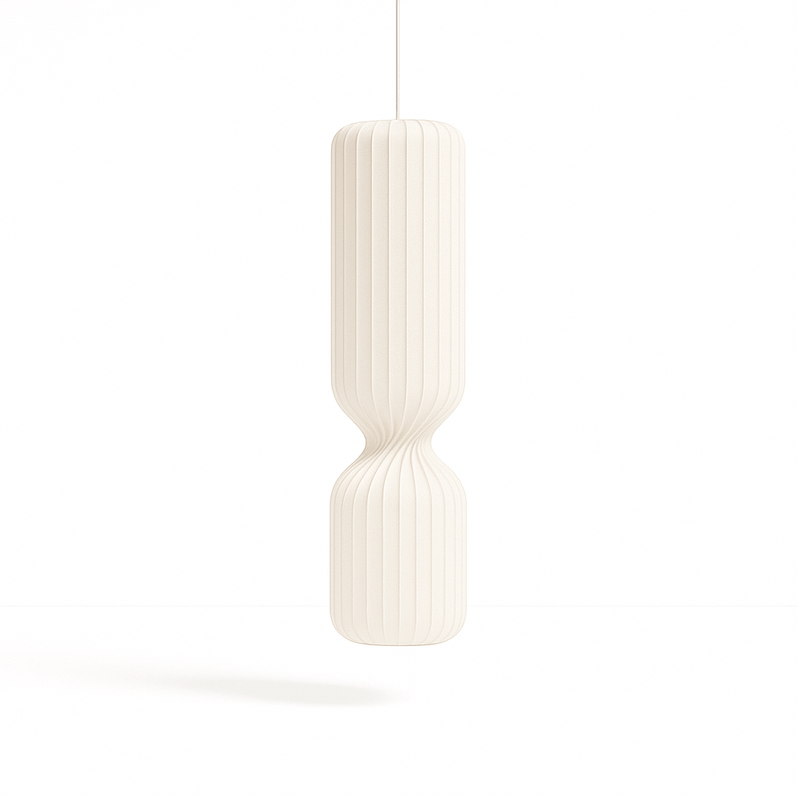 Japandi Wooden Dome Pendant Light – Brika