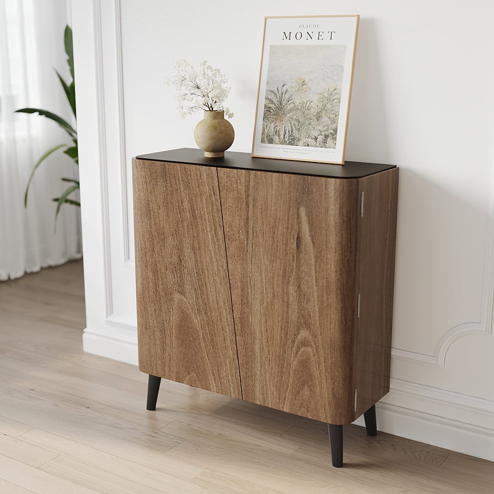 Japandi Entryway Shoe Storage Cabinet