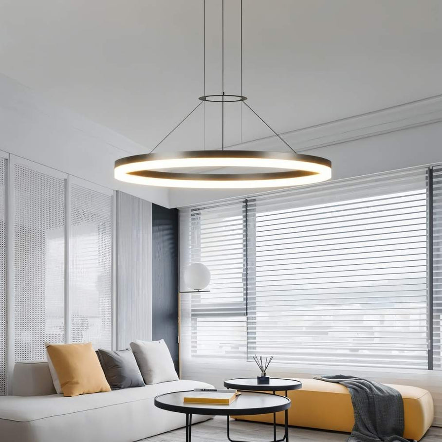 Japandi Solid Brass Linear Chandelier – Calve