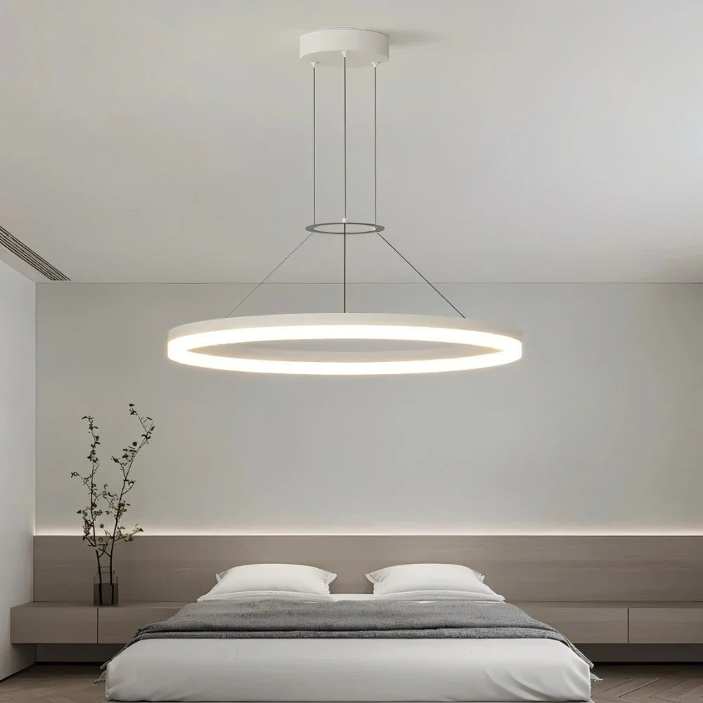 Japandi Solid Brass Linear Chandelier – Calve
