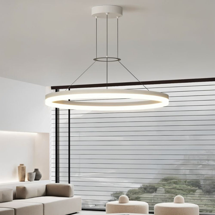 Japandi Solid Brass Linear Chandelier – Calve