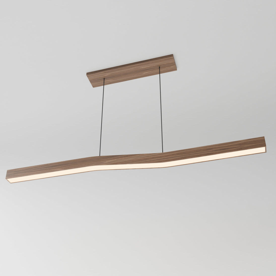 Japandi Organic Curved Pendant Light – Canyen