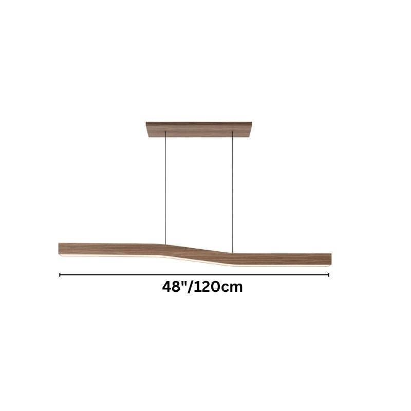 Japandi Organic Curved Pendant Light – Canyen