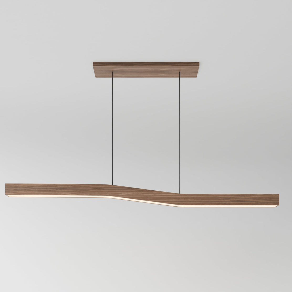 Japandi Organic Curved Pendant Light – Canyen