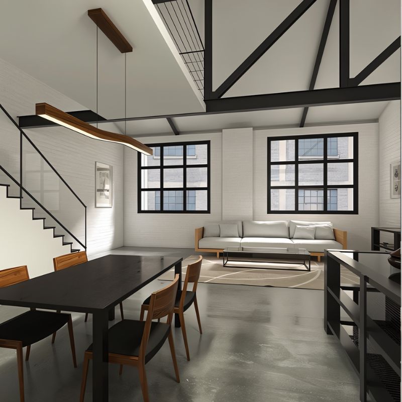 Japandi Organic Curved Pendant Light – Canyen