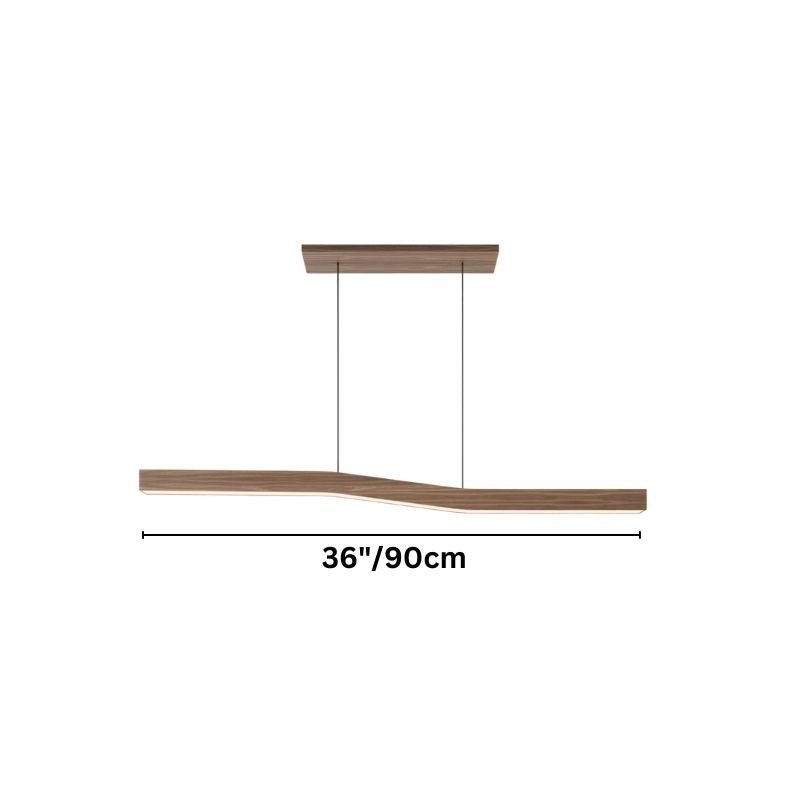 Japandi Organic Curved Pendant Light – Canyen