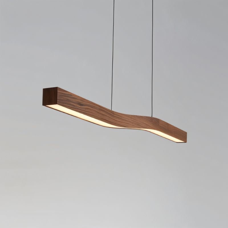 Japandi Organic Curved Pendant Light – Canyen