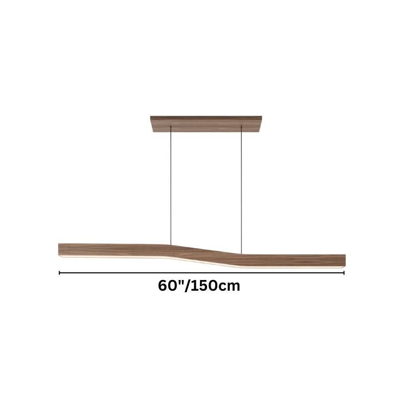 Japandi Organic Curved Pendant Light – Canyen