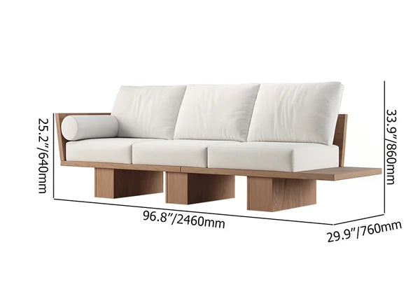 Japandi Wooden Sofa