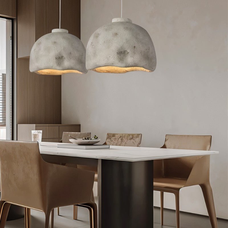 Japandi Industrial Glass Pendant Light – Darnel