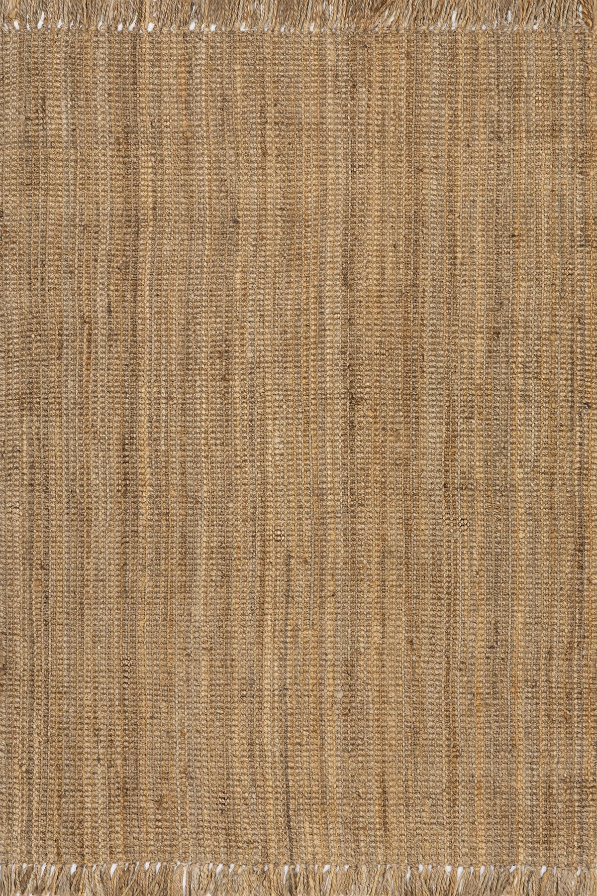 Japandi Chunky Tasseled Jute Rug - Natural