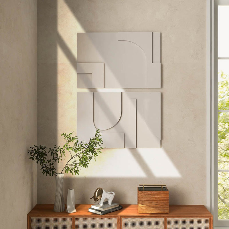 Japandi 3D Wall Art (2 Pieces)