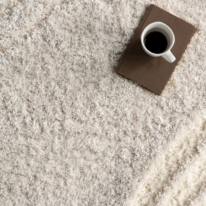 Japandi Abstract Shag Rug