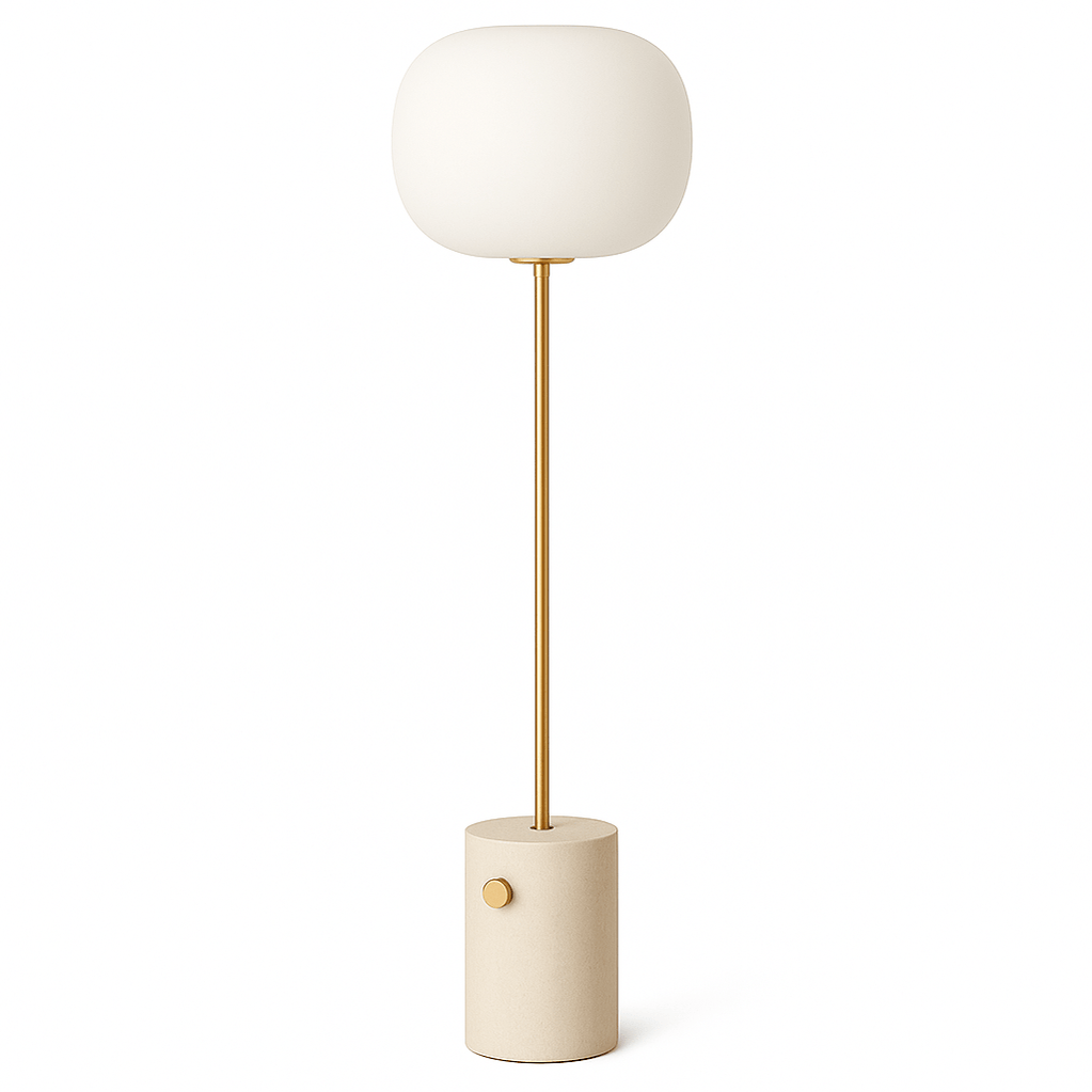Japandi Dual Shade Sculptural Floor Lamp – Galix