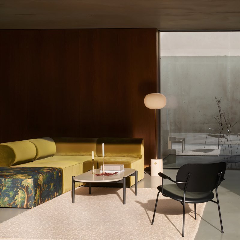 Japandi Dual Shade Sculptural Floor Lamp – Galix