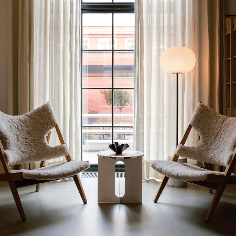 Japandi Dual Shade Sculptural Floor Lamp – Galix