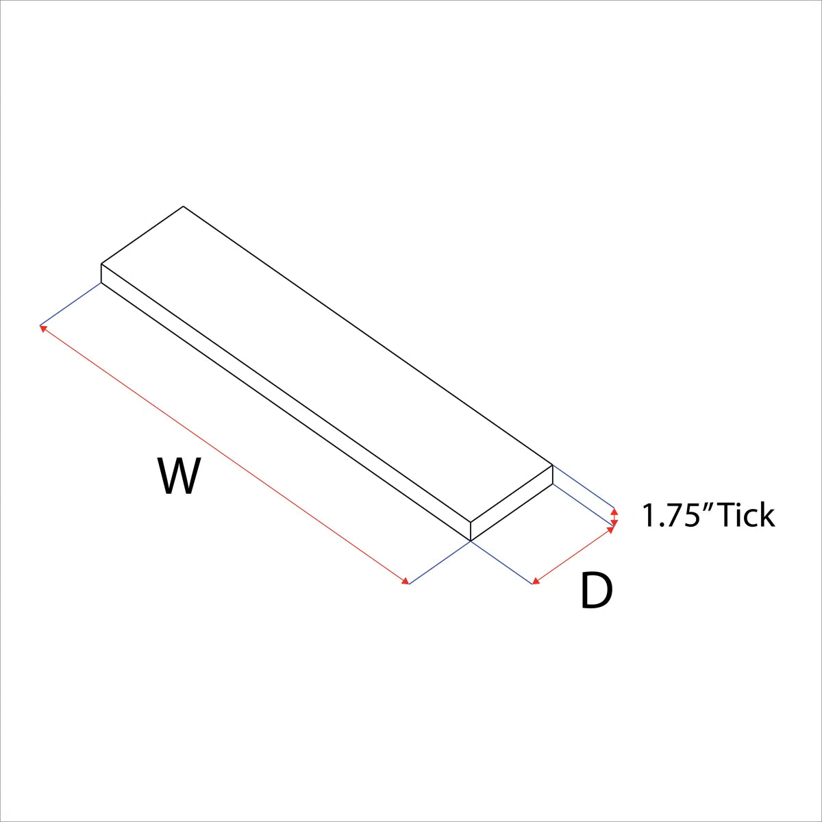 Haby shelf size diagram