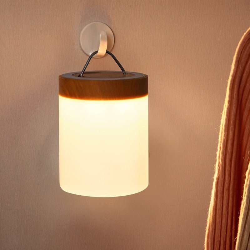 Japandi Linen Shade Table Lamp With Curved Form – Halina