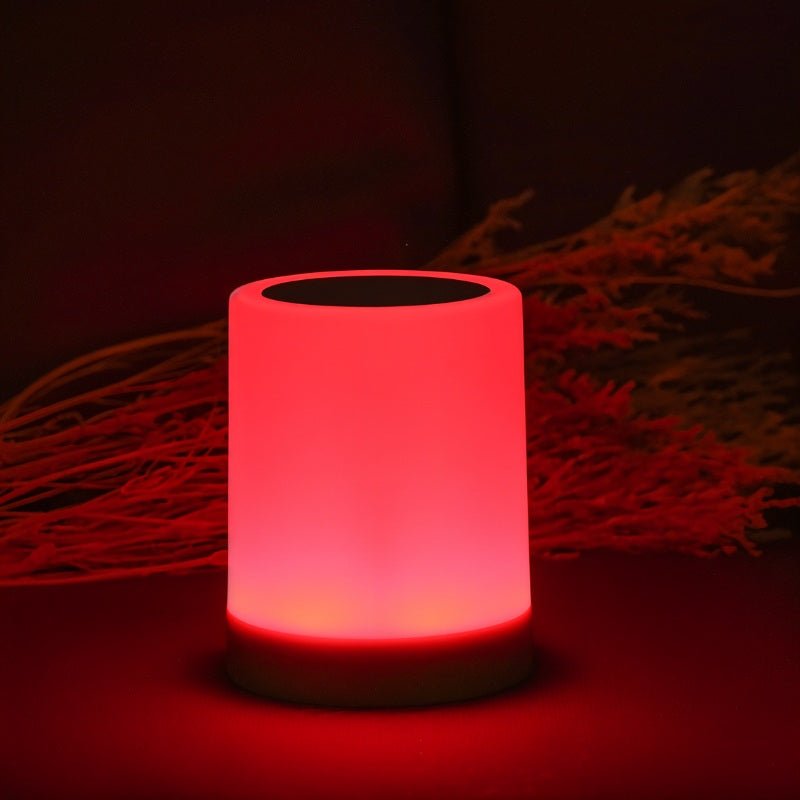 Japandi Linen Shade Table Lamp With Curved Form – Halina