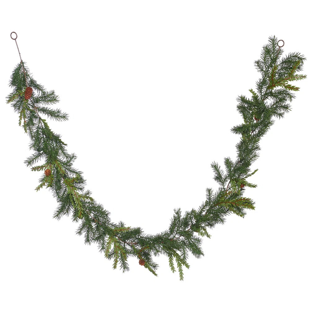 Hemlock garland swag