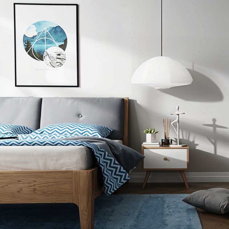 Japandi Translucent Glass Pendant Light – Hikari